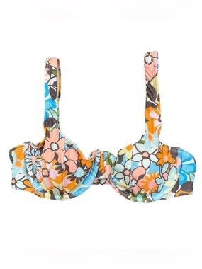 Wild Fable Floral Underwire Bikini Top Small (4–6) NWT